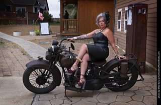 Elizabeth at the TLC Vintage Model Shoot