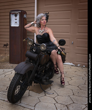 Elizabeth at the TLC Vintage Model Shoot
