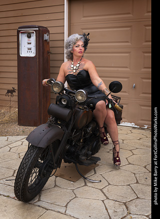 Elizabeth at the TLC Vintage Model Shoot