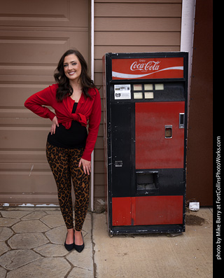 Emma at the TLC Vintage Model Shoot