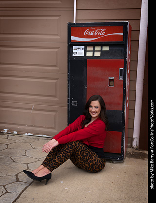 Emma at the TLC Vintage Model Shoot