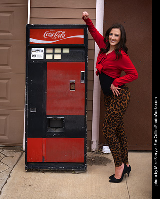 Emma at the TLC Vintage Model Shoot