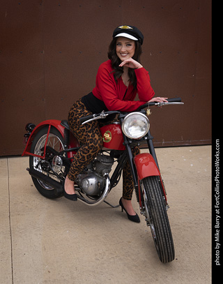 Emma at the TLC Vintage Model Shoot
