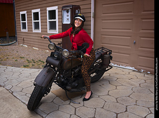 Emma at the TLC Vintage Model Shoot