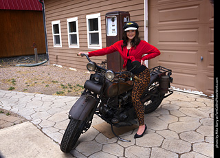Emma at the TLC Vintage Model Shoot