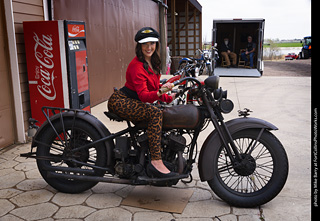 Emma at the TLC Vintage Model Shoot