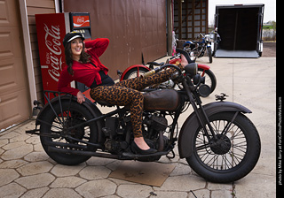 Emma at the TLC Vintage Model Shoot