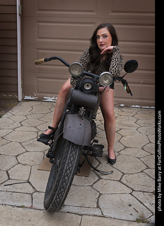 Emma at the TLC Vintage Model Shoot