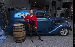 Emma at the TLC Vintage Model Shoot