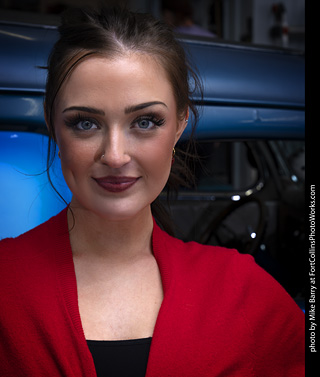 Emma at the TLC Vintage Model Shoot