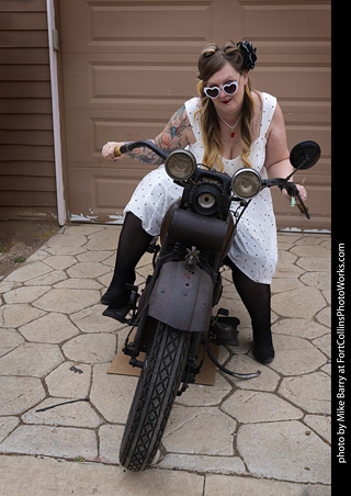 Holly at the TLC Vintage Model Shoot