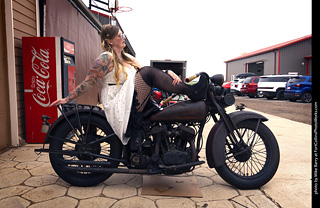 Holly at the TLC Vintage Model Shoot