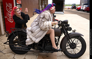 Jennifer at the TLC Vintage Model Shoot