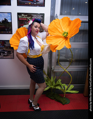 Jennifer at the TLC Vintage Model Shoot