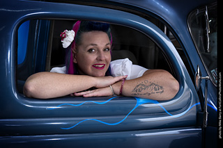 Jennifer at the TLC Vintage Model Shoot