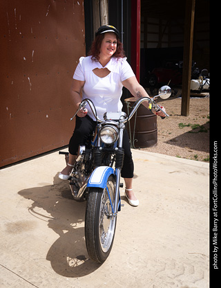 Jill at the TLC Vintage Model Shoot