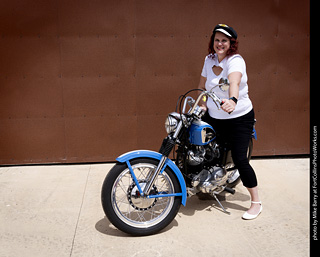 Jill at the TLC Vintage Model Shoot