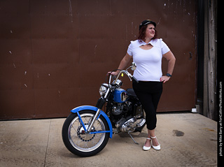Jill at the TLC Vintage Model Shoot