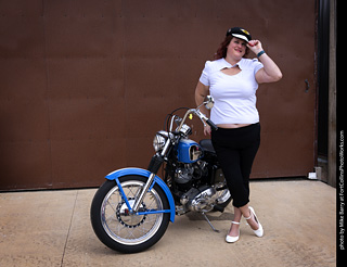 Jill at the TLC Vintage Model Shoot