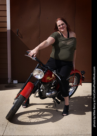 Jill at the TLC Vintage Model Shoot