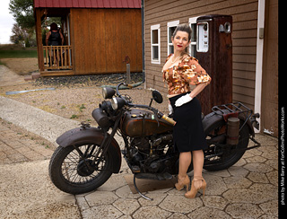 Kim at the TLC Vintage Model Shoot
