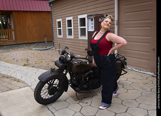 Laura at the TLC Vintage Model Shoot