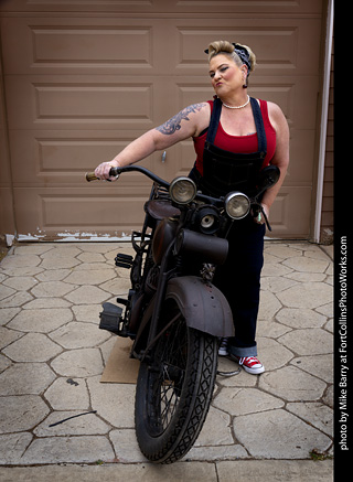 Laura at the TLC Vintage Model Shoot