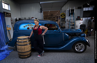 Laura at the TLC Vintage Model Shoot