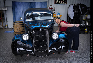 Laura at the TLC Vintage Model Shoot
