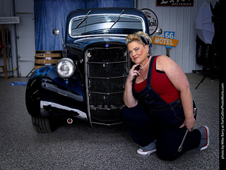 Laura at the TLC Vintage Model Shoot