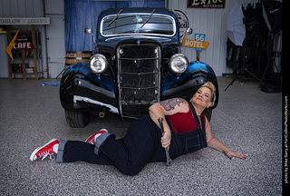 Laura at the TLC Vintage Model Shoot