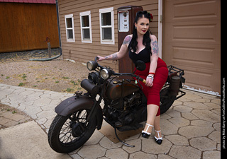 Mariah at the TLC Vintage Model Shoot