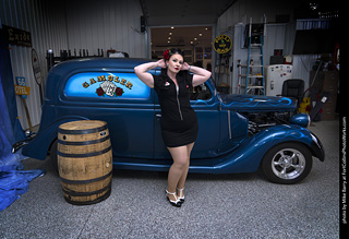 Mariah at the TLC Vintage Model Shoot
