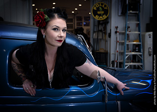 Mariah at the TLC Vintage Model Shoot