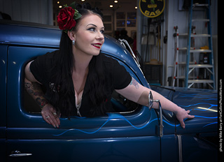 Mariah at the TLC Vintage Model Shoot