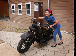 Maxine at the TLC Vintage Model Shoot