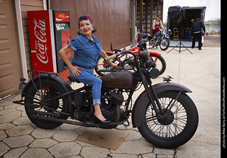 Maxine at the TLC Vintage Model Shoot