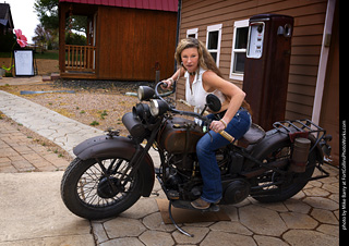 Susie at the TLC Vintage Model Shoot