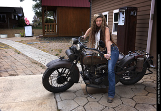 Susie at the TLC Vintage Model Shoot