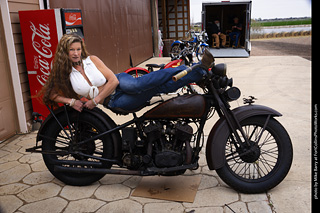 Susie at the TLC Vintage Model Shoot