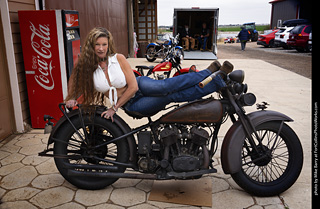 Susie at the TLC Vintage Model Shoot