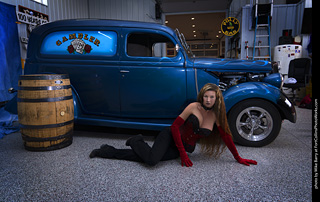 Susie at the TLC Vintage Model Shoot