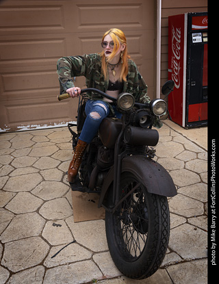 Thorn at the TLC Vintage Model Shoot