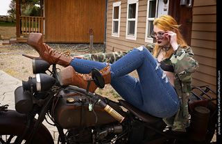 Thorn at the TLC Vintage Model Shoot