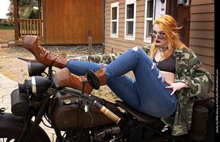 Thorn at the TLC Vintage Model Shoot