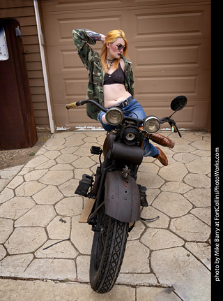 Thorn at the TLC Vintage Model Shoot