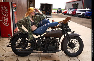 Thorn at the TLC Vintage Model Shoot