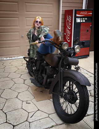 Thorn at the TLC Vintage Model Shoot