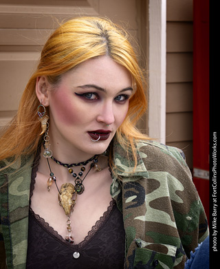 Thorn at the TLC Vintage Model Shoot