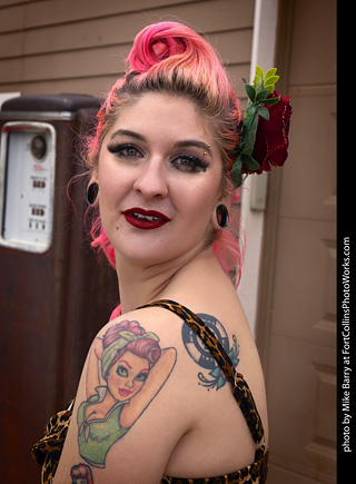 Tori at the TLC Vintage Model Shoot